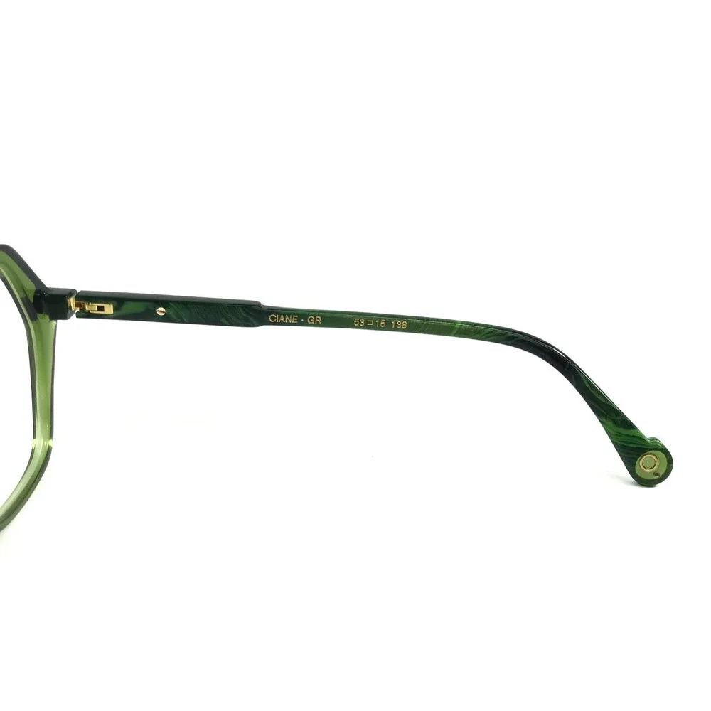 Etnia Barcelona Eyeglasses Frames CIANE GR Green Clear Geometric 53-15-138